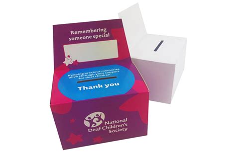 personalised charity box|Custom Charity Boxes .